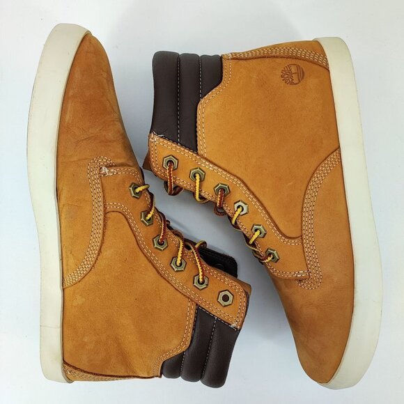 Timberland Women's Londyn Wheat Nubuck  Leather Boots Size 8.5 - Picture 6 of 9